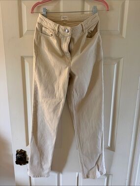 Wilfred Free Cream-Colored Denim Jeans